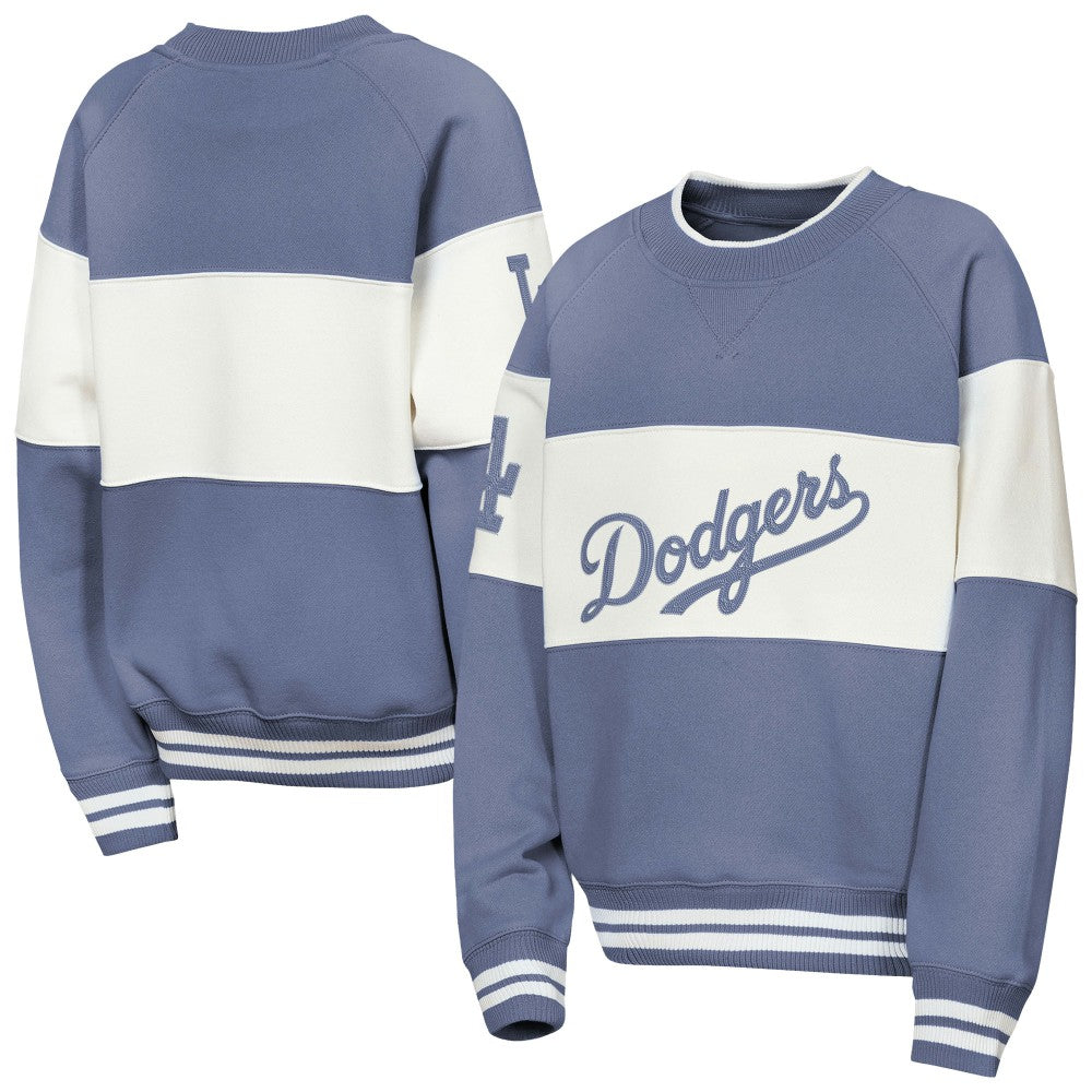 Los Angeles Dodgers Outerstuff Youth Ultimate Pastels On Base Sweatshirt Blue