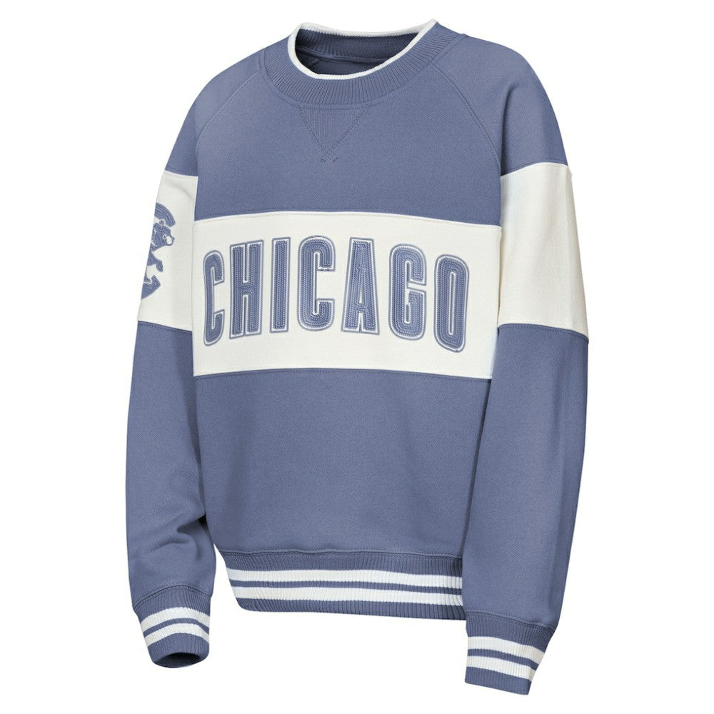 Chicago Cubs Outerstuff Youth Ultimate Pastels On Base Sweatshirt Blue