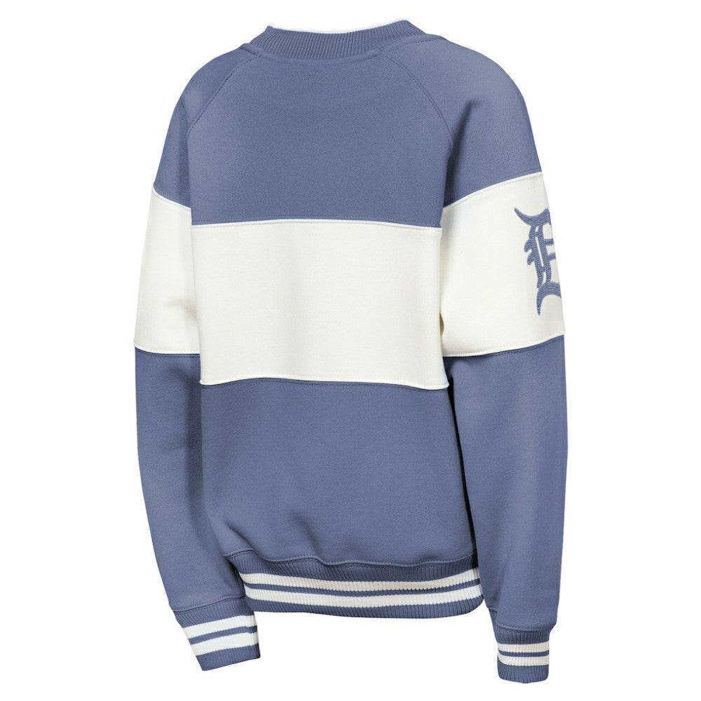 Detroit Tigers Outerstuff Youth Ultimate Pastels On Base Sweatshirt Blue