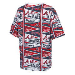 Atlanta Braves Outerstuff Youth All-Over Pennant T-Shirt Red