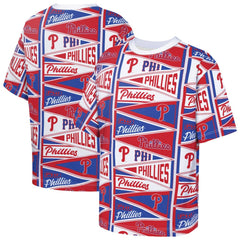 Philadelphia Phillies Outerstuff Youth All-Over Pennant T-Shirt Red