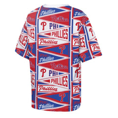 Philadelphia Phillies Outerstuff Youth All-Over Pennant T-Shirt Red