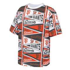 San Francisco Giants Outerstuff Youth All-Over Pennant T-Shirt Orange