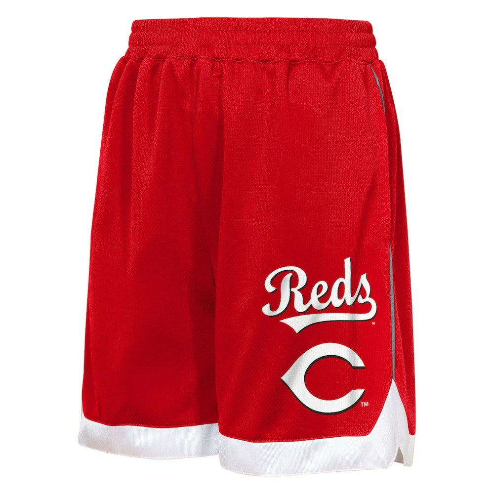 Cincinnati Reds Outerstuff Youth Big League All Star Fashion Shorts Red