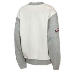 Houston Astros Outerstuff Youth Big League Power Hit Fleece Sweatshirt Cream/Gray