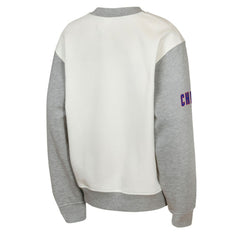 Chicago Cubs Outerstuff Youth Big League Power Hit Fleece Sweatshirt Cream/Gray