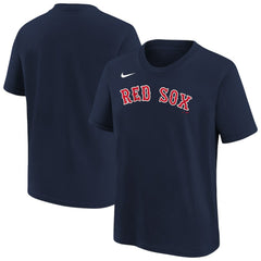 Boston Red Sox Youth Wordmark T-Shirt Athletic Navy | Nike