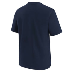 Atlanta Braves Youth Wordmark T-Shirt Athletic Navy | Nike