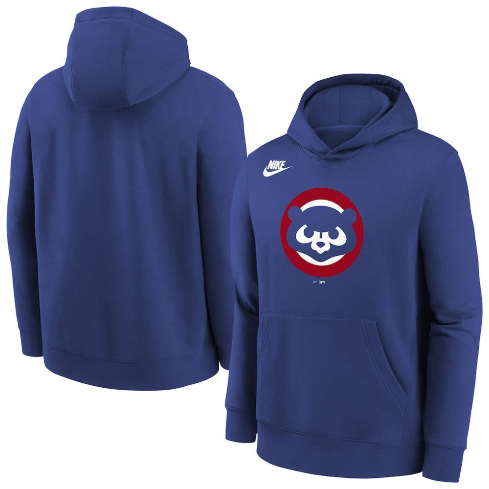 Chicago Cubs Youth Club Fleece Hoodie Rush Blue | Nike
