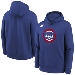 Chicago Cubs Youth Club Fleece Hoodie Rush Blue | Nike