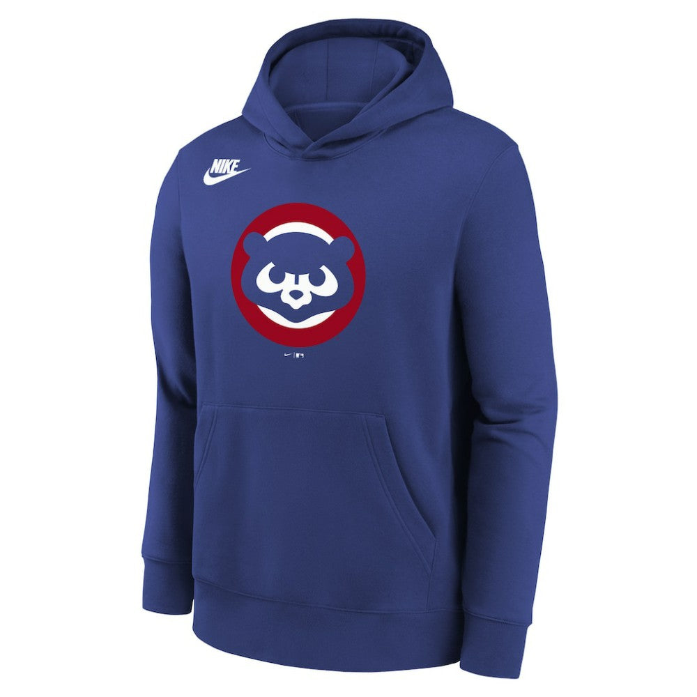 Chicago Cubs Youth Club Fleece Hoodie Rush Blue | Nike