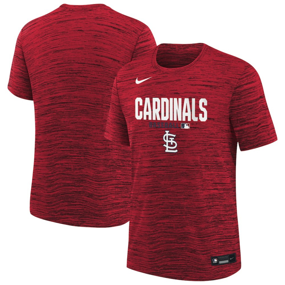St. Louis Cardinals Youth Authentic Collection Velocity Dri-FIT T-Shirt Red | Nike
