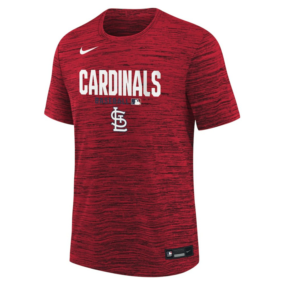 St. Louis Cardinals Youth Authentic Collection Velocity Dri-FIT T-Shirt Red | Nike