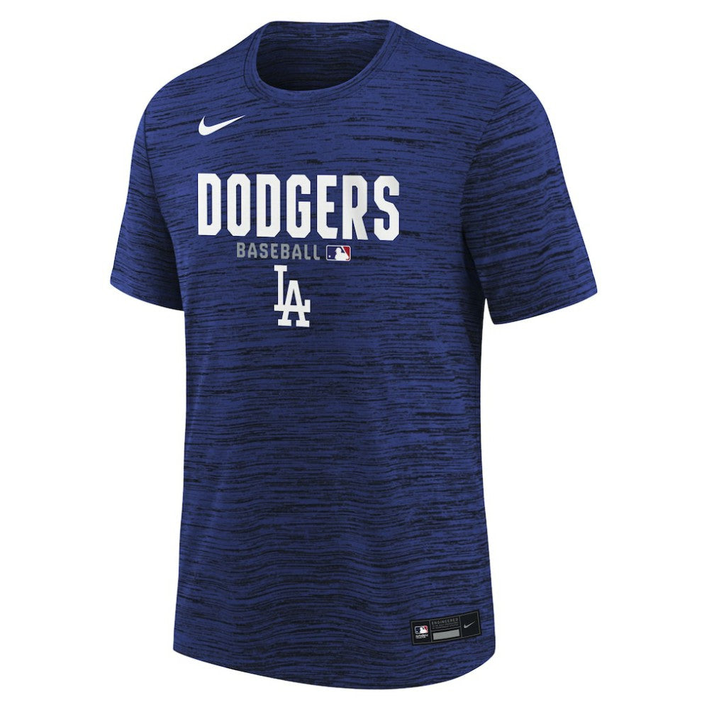 Los Angeles Dodgers Youth Authentic Collection Velocity Dri-FIT T-Shirt Royal | Nike