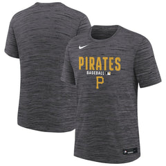 Pittsburgh Pirates Youth Authentic Collection Velocity Dri-FIT T-Shirt Black | Nike