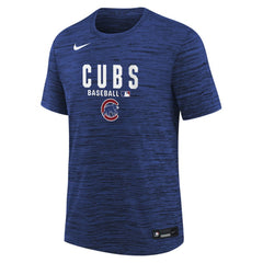 Chicago Cubs Youth Authentic Collection Velocity Dri-FIT T-Shirt Royal | Nike