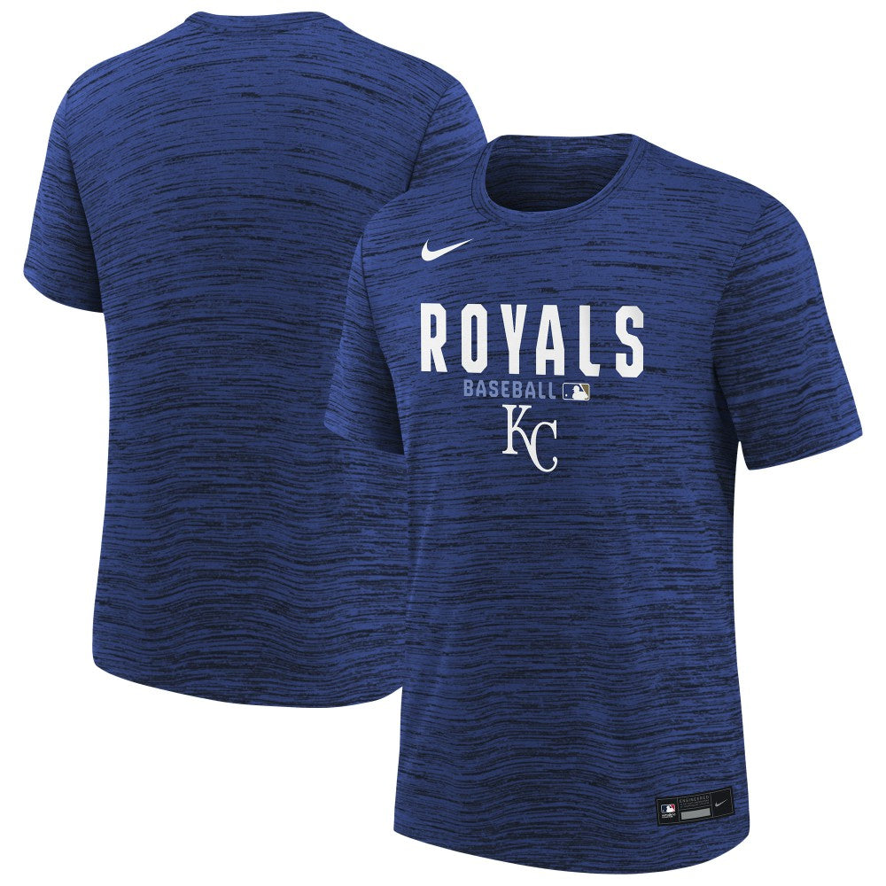 Kansas City Royals Youth Authentic Collection Velocity Dri-FIT T-Shirt Royal | Nike