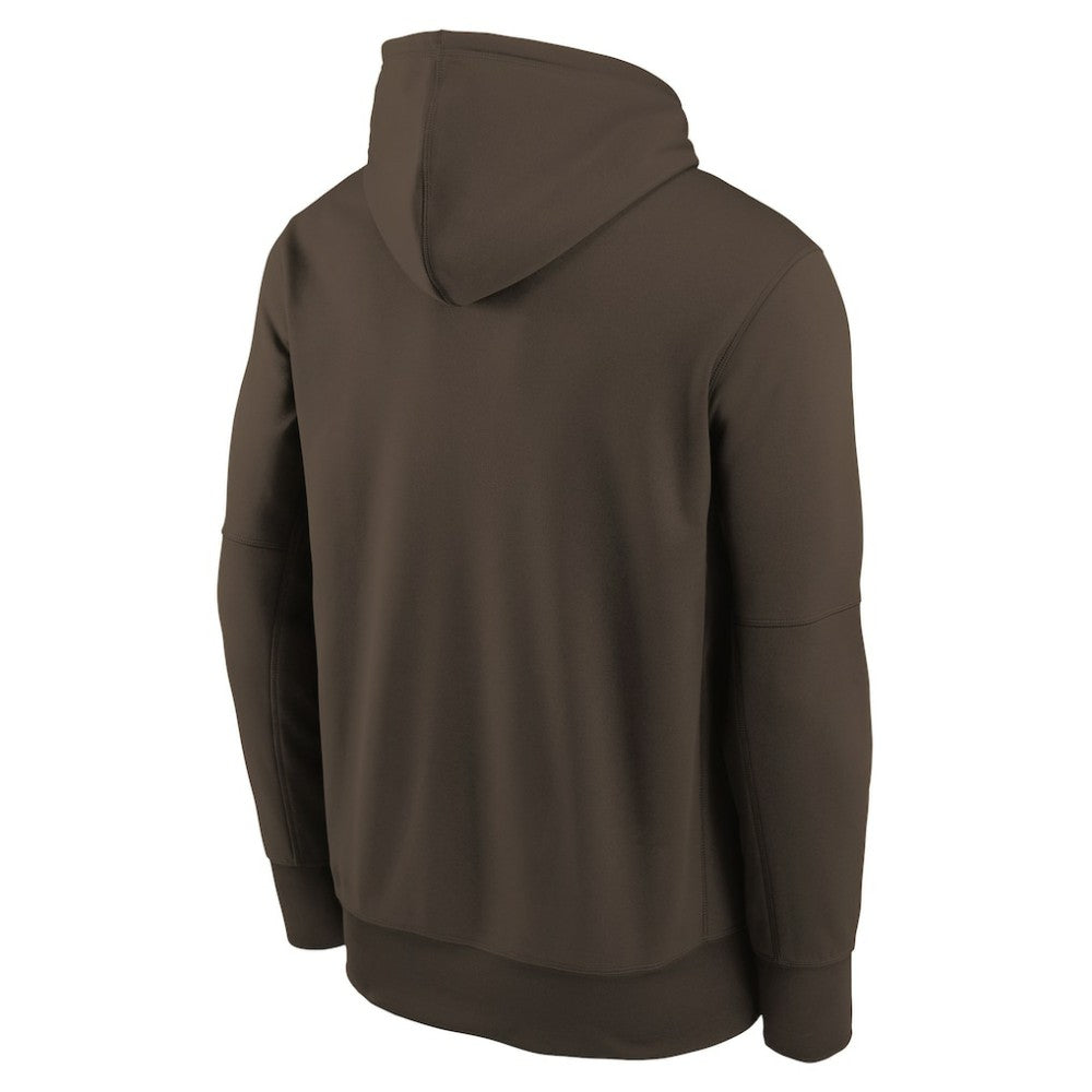 San Diego Padres Youth Authentic Collection Therma-FIT Hoodie Brown | Nike