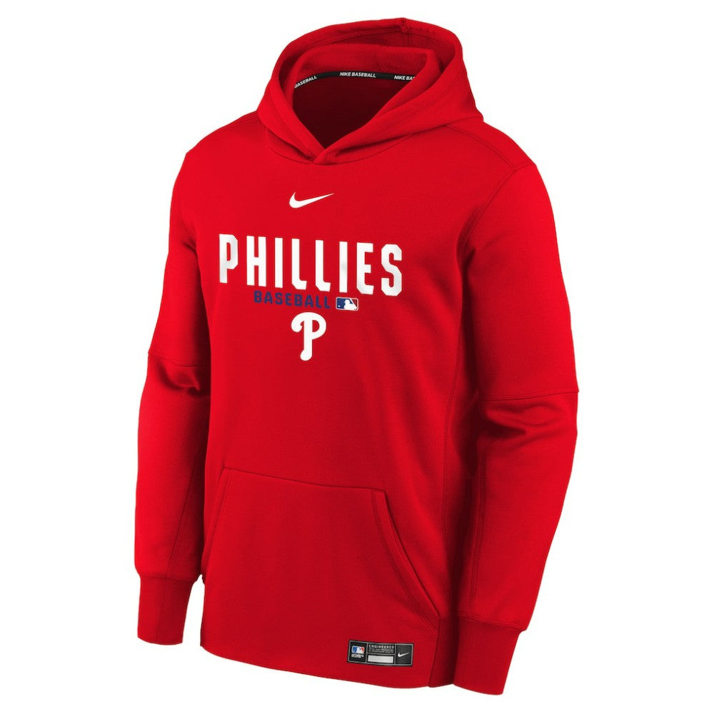 Philadelphia Phillies Youth Authentic Collection Therma-FIT Hoodie Red | Nike