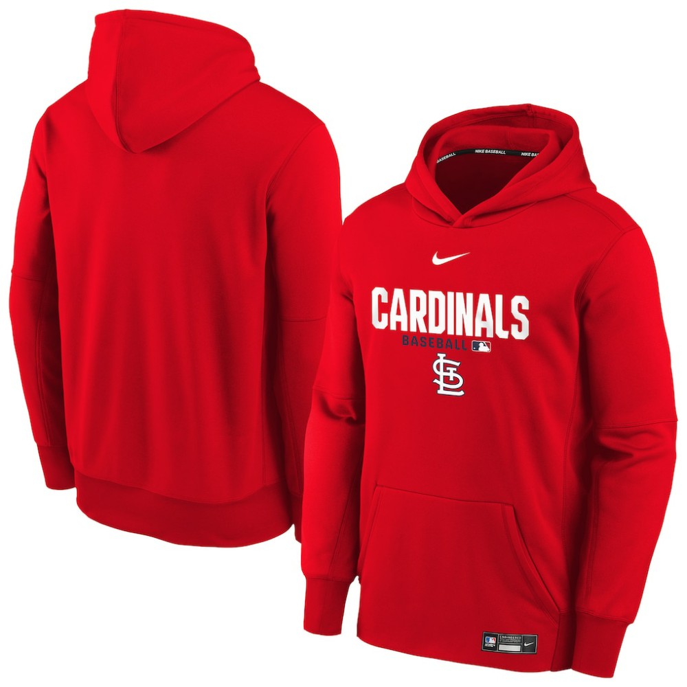 St. Louis Cardinals Youth Authentic Collection Therma-FIT Hoodie Red | Nike