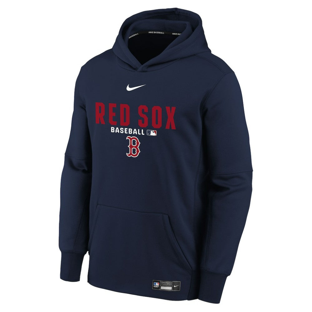 Boston Red Sox Youth Authentic Collection Therma-FIT Hoodie Navy | Nike
