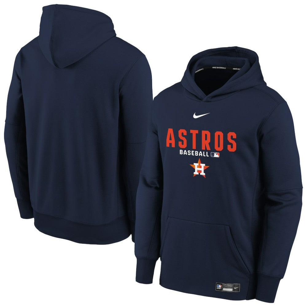 Houston Astros Youth Authentic Collection Therma-FIT Hoodie Navy | Nike