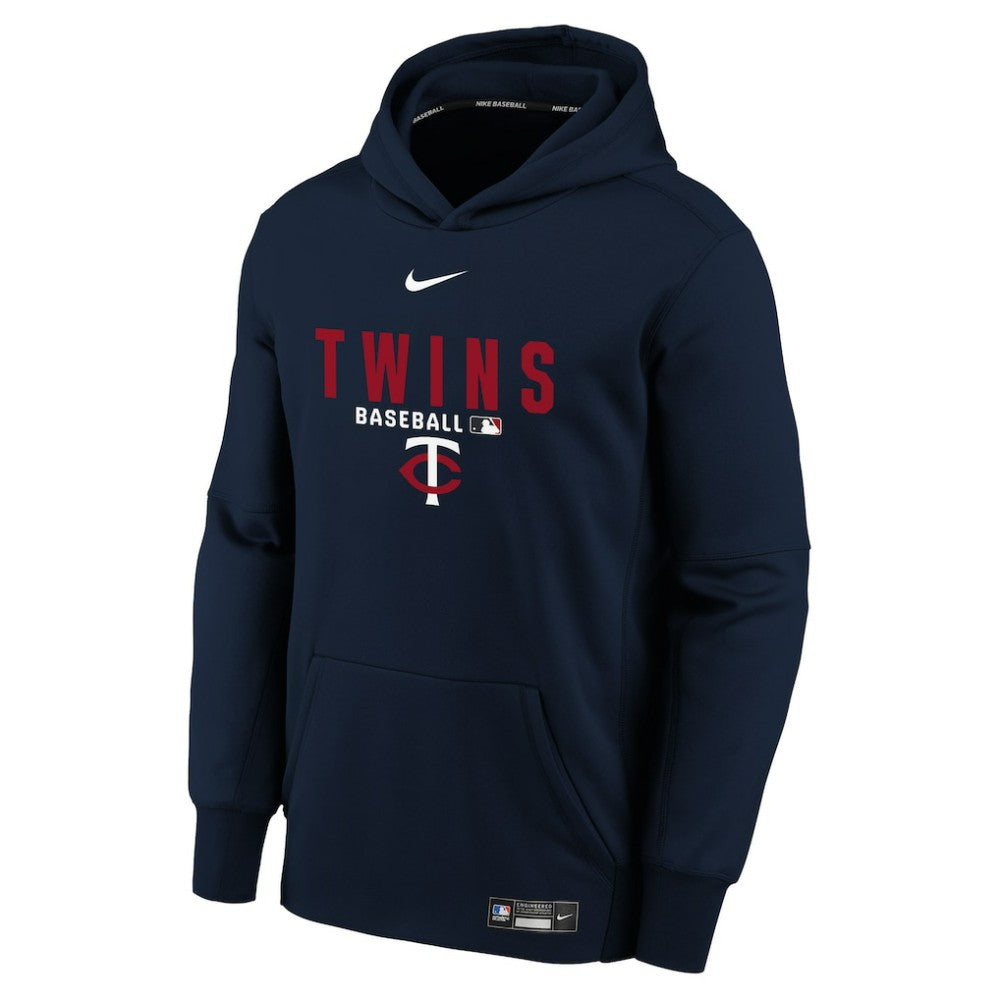Minnesota Twins Youth Authentic Collection Therma-FIT Hoodie Navy | Nike