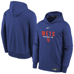 New York Mets Youth Authentic Collection Therma-FIT Hoodie Royal | Nike