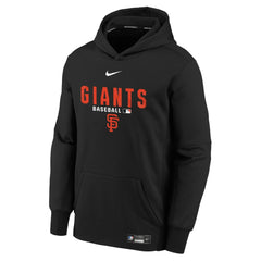 San Francisco Giants Youth Authentic Collection Therma-FIT Hoodie Black | Nike