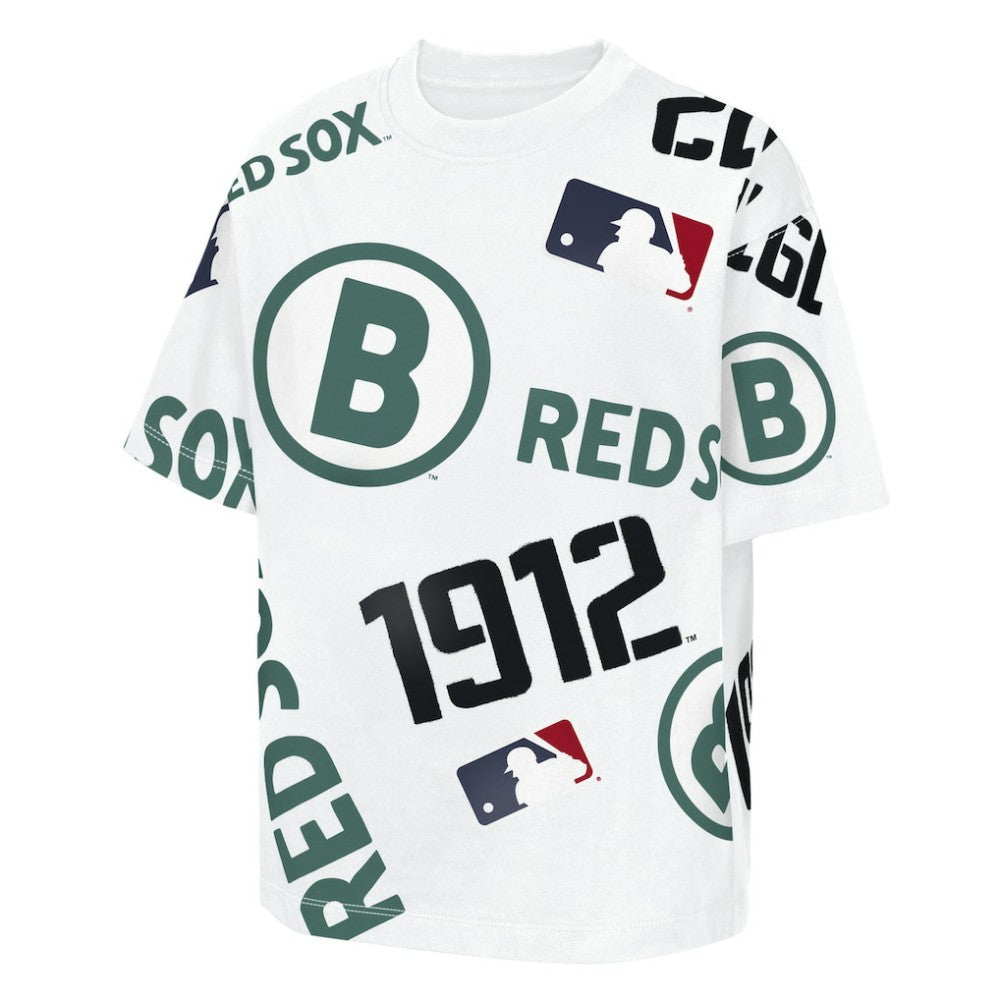 Boston Red Sox Outerstuff Youth Circus Catch T-Shirt White