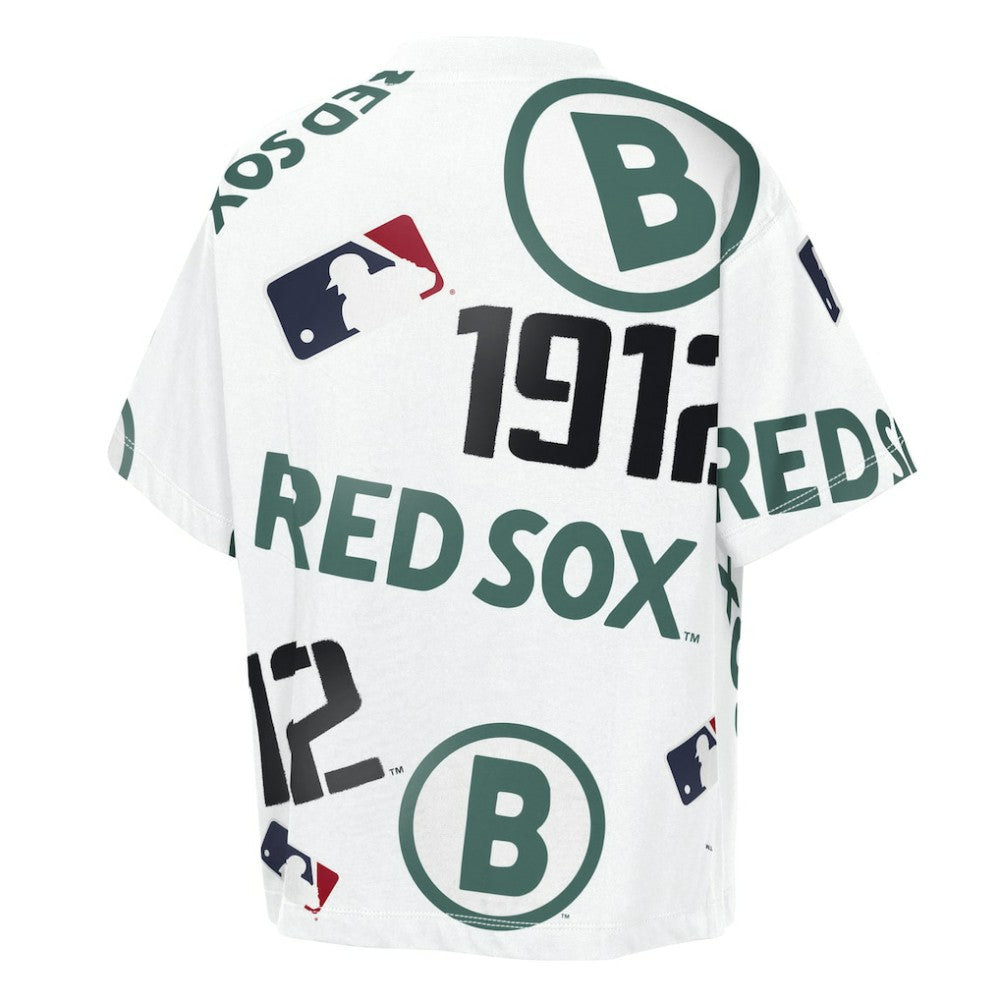 Boston Red Sox Outerstuff Youth Circus Catch T-Shirt White