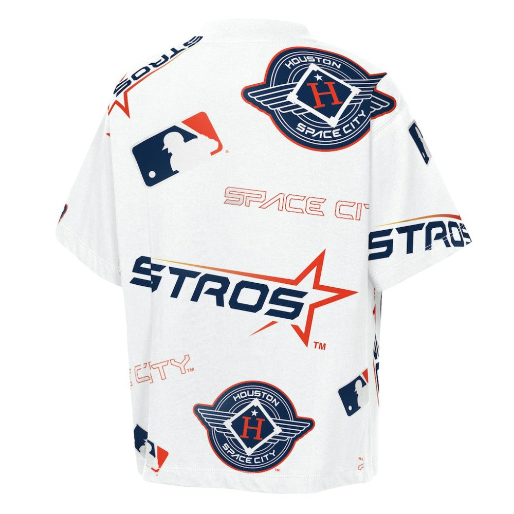 Houston Astros Outerstuff Youth Circus Catch T-Shirt White