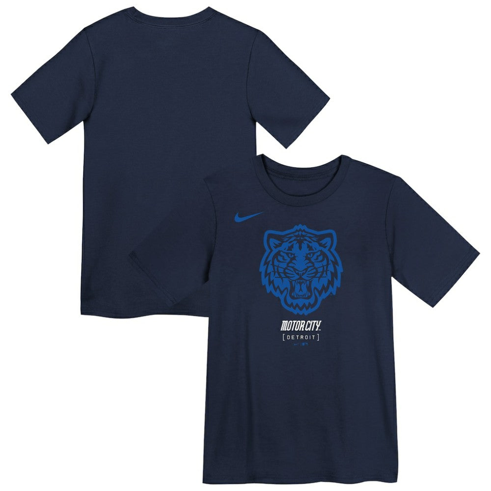 Detroit Tigers Preschool City Connect Logo T-Shirt Navy | Nike
