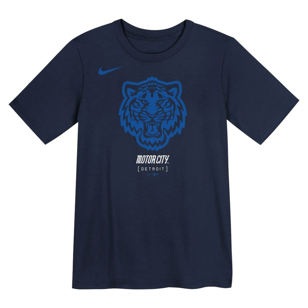 Detroit Tigers Preschool City Connect Logo T-Shirt Navy | Nike