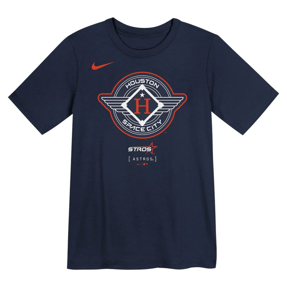Houston Astros Preschool City Connect Logo T-Shirt Navy | Nike