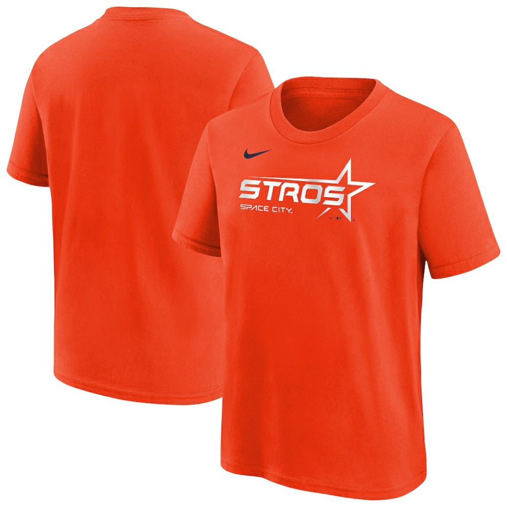 Houston Astros Youth City Connect Wordmark T-Shirt Orange | Nike