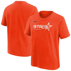 Houston Astros Youth City Connect Wordmark T-Shirt Orange | Nike