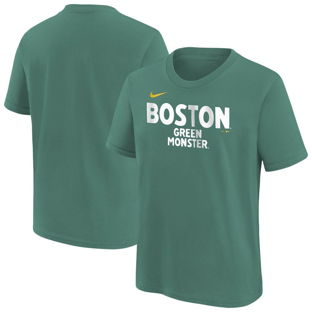 Boston Red Sox Youth City Connect Wordmark T-Shirt Green | Nike