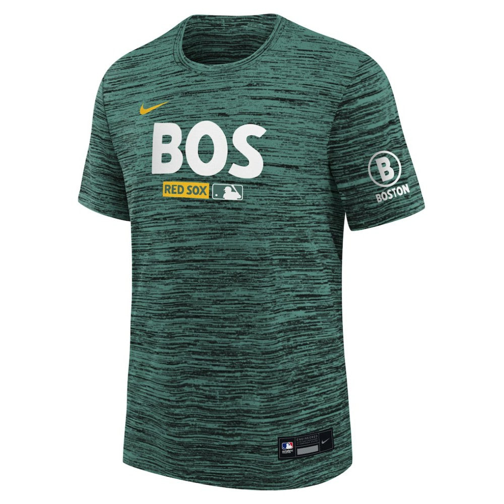 Boston Red Sox Youth Authentic Collection Velocity Dri-FIT T-Shirt Green | Nike