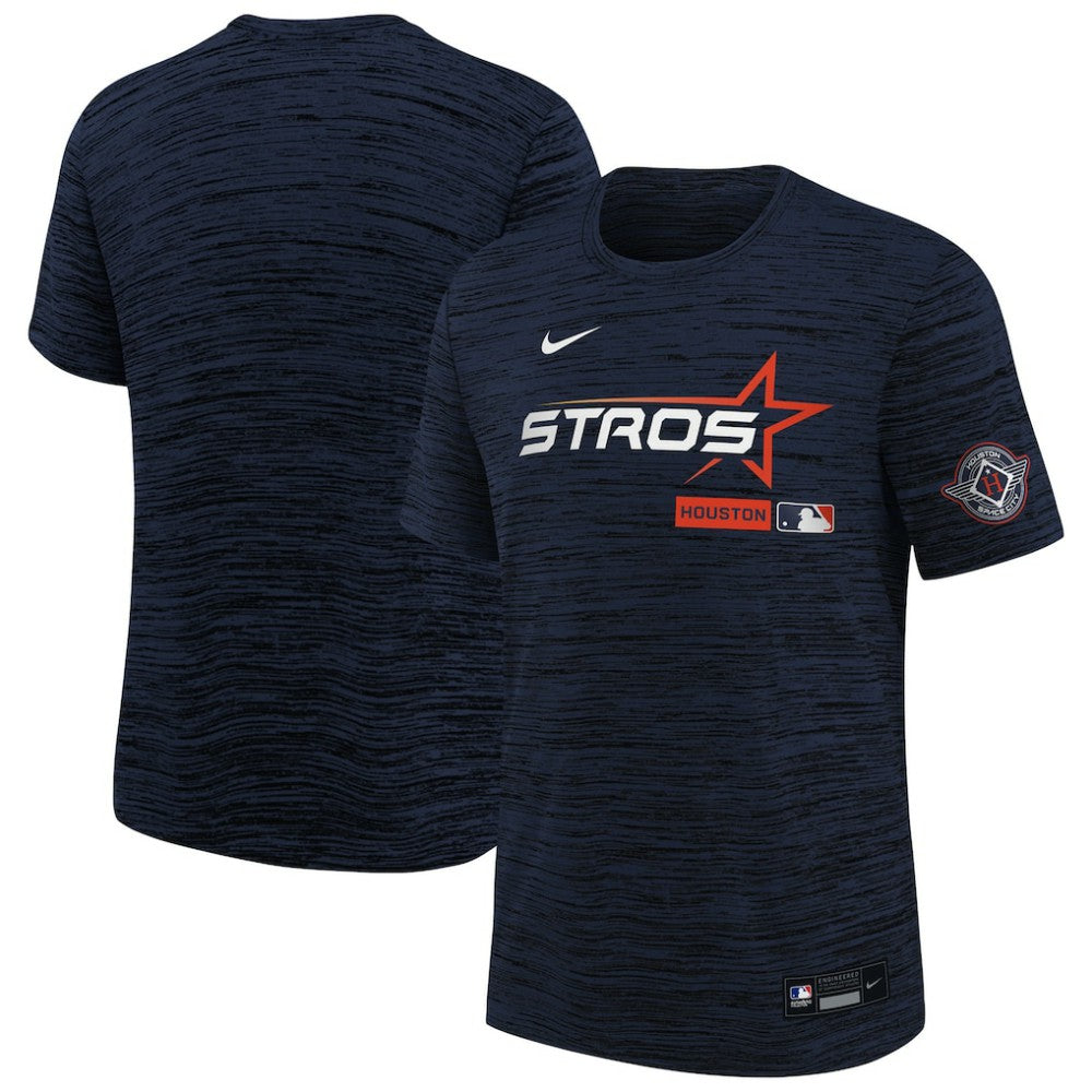 Houston Astros Youth Authentic Collection Velocity Dri-FIT T-Shirt Navy | Nike