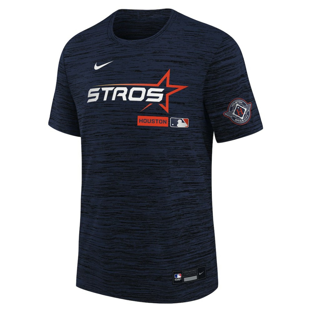 Houston Astros Youth Authentic Collection Velocity Dri-FIT T-Shirt Navy | Nike