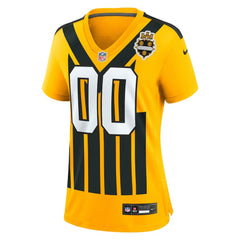 Pittsburgh Steelers Women's Alternate 1933 Throwback Game Custom Jersey - Gold