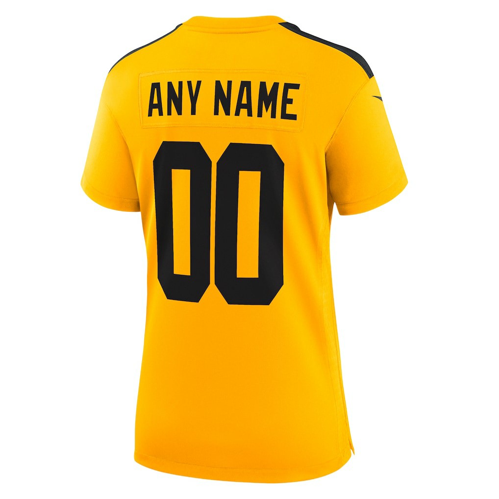 Pittsburgh Steelers Women's Alternate 1933 Throwback Game Custom Jersey - Gold