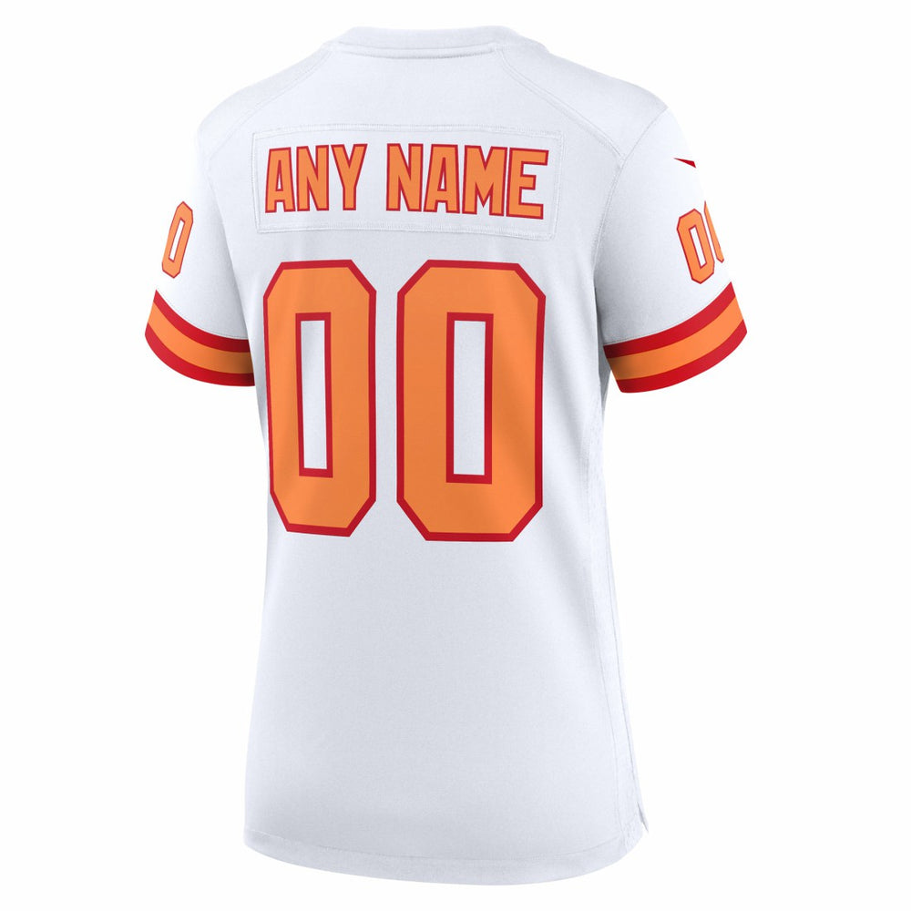 76 Tampa Bay Buccaneers Women's 50th Season Custom Game Jersey - White