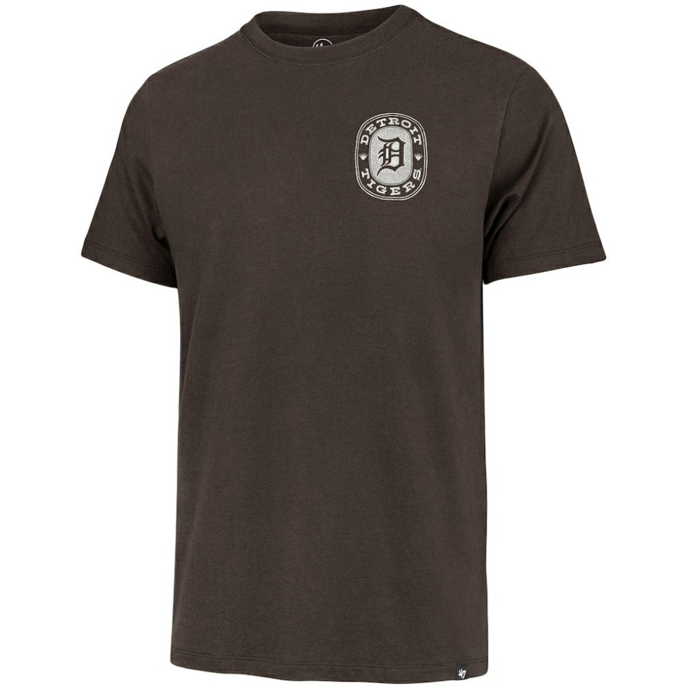 Detroit Tigers Back Canyon Franklin T-Shirt Brown | 47 brand