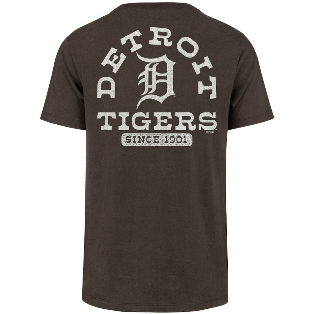 Detroit Tigers Back Canyon Franklin T-Shirt Brown | 47 brand