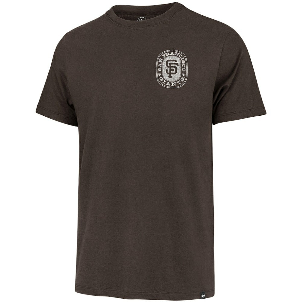 San Francisco Giants Back Canyon Franklin T-Shirt Brown | 47 brand