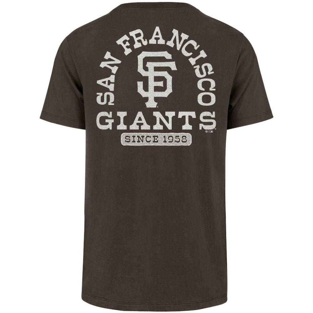 San Francisco Giants Back Canyon Franklin T-Shirt Brown | 47 brand