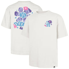 Los Angeles Dodgers Flora Foundation T-Shirt Cream | 47 brand