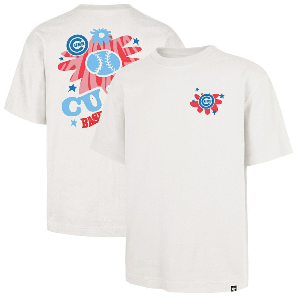 Chicago Cubs Flora Foundation T-Shirt Cream | 47 brand